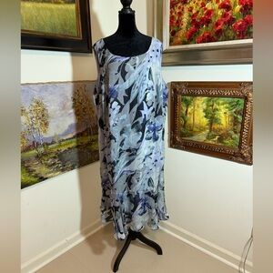 Danny & Nicole Lavender Floral Dress size 22W